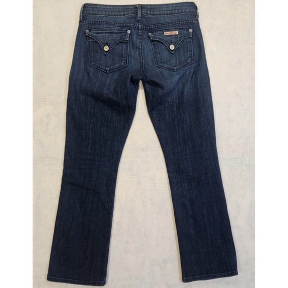 Hudson Jeans Womens 27 Crop Baby Beth Boot Cut Stretch Whisker Low Rise Vtg Y2K - Picture 4 of 10